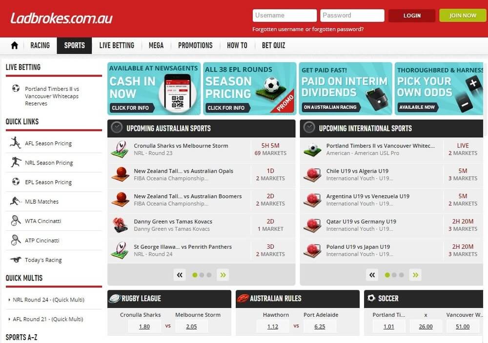 Ladbrokes join Ladbrokes join