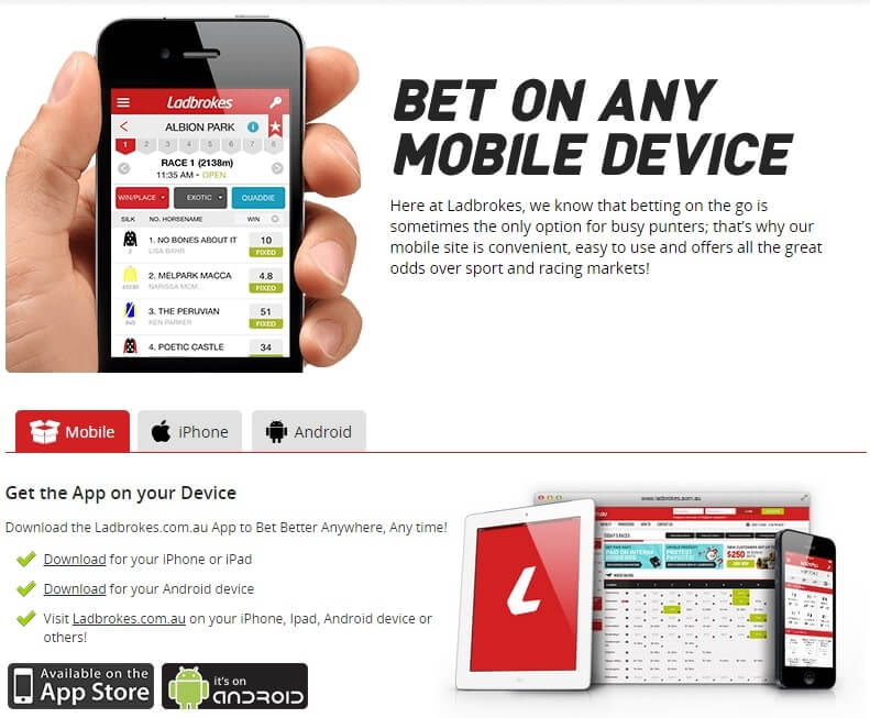 Ladbrokes mobile Ladbrokes mobile