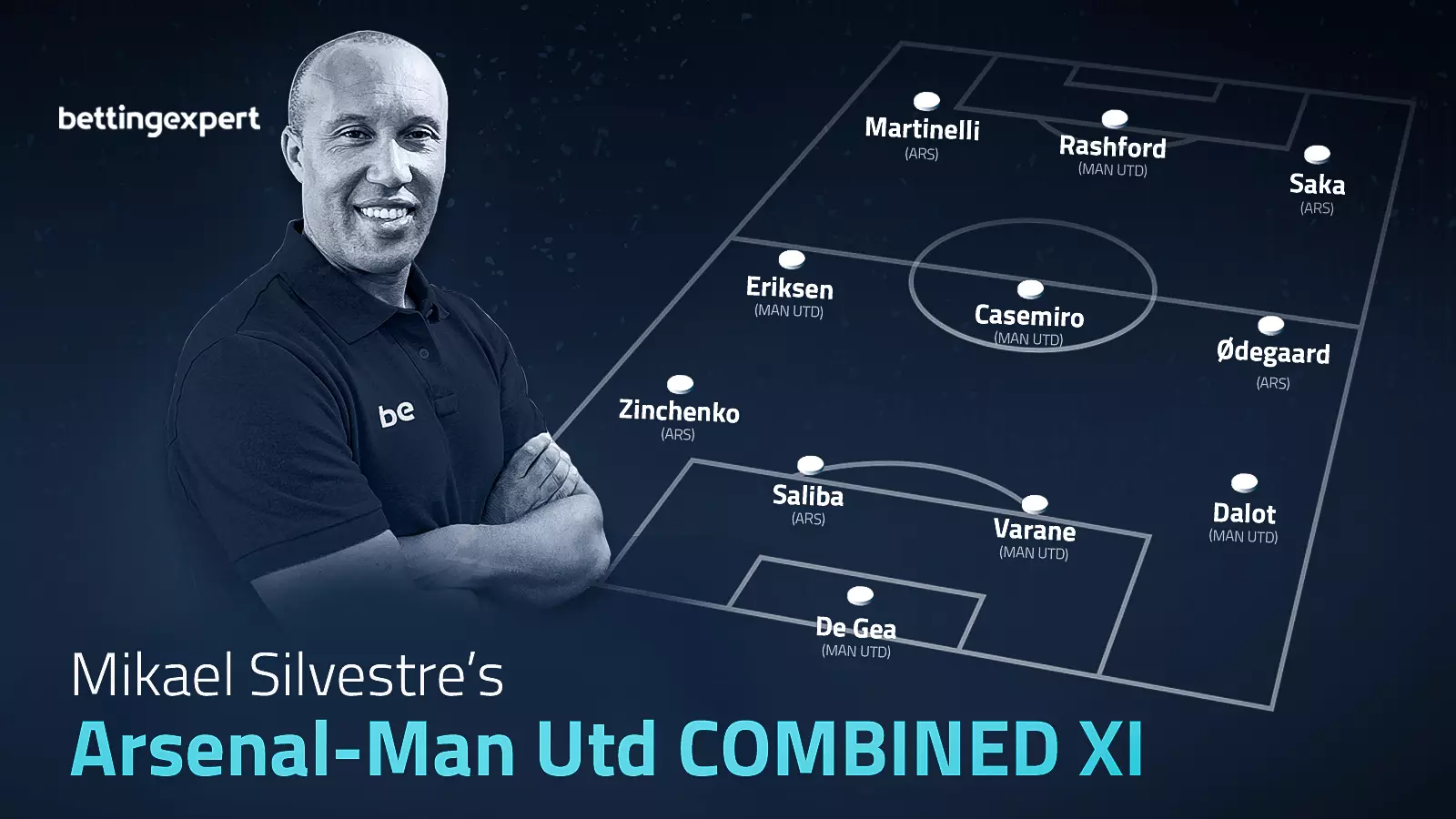 Mikael Silvestre ARS & ManUtd XI 16-9