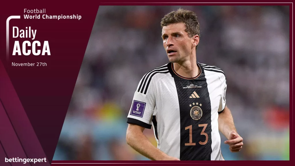 Daily World Cup Daily Acca Nov 27th: 7.75 Acca for Sunday's Matches Daily World Cup Daily Acca Nov 27th: 7.75 Acca for Sunday's Matches
