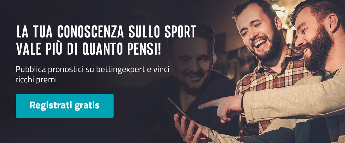Registrati su bettingexpert Registrati su bettingexpert