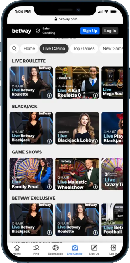 Betway Live Casino