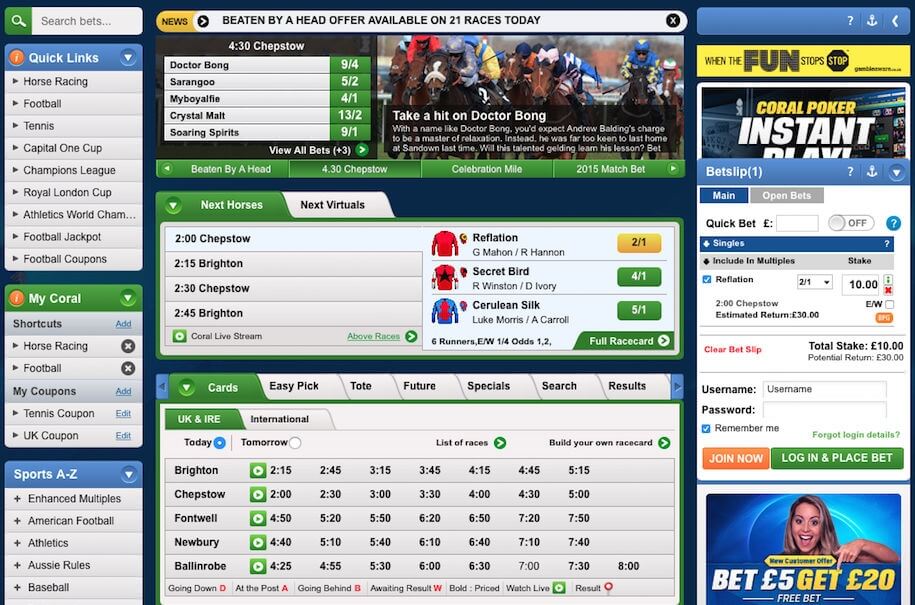 Ladbrokes Review Horse racing betting at Ladbrokes