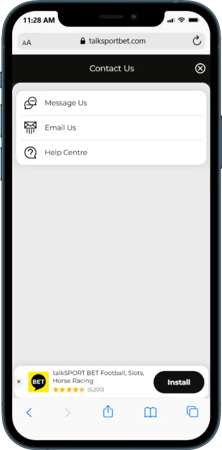 talkSPORT BET COntact Options