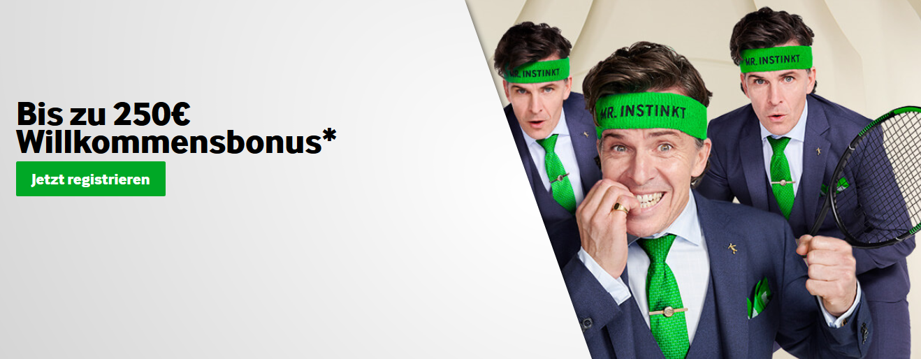 Betway Willkommensbonus 250 €